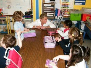 AMB with school children